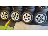 Vauxhall Combo Fiat Doblo Peugeot Expert Alfa Romeo 16 alloy wheels + 4 x tyres 205 55 16