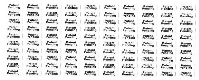 Patent Pending Stickers | size: .75" x .25" | quantity