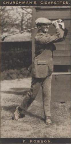 1927 Churchman's Famous Golfers - Fred Robson #36