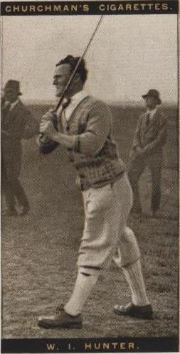 1927 Churchman's Famous Golfers - William Hunter #24