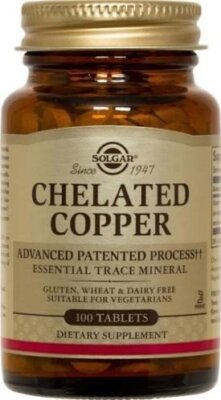 Solgar Chelated Copper 100 Tablet