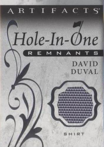 2021 Upper Deck Artifacts - David Duval #OR-DD