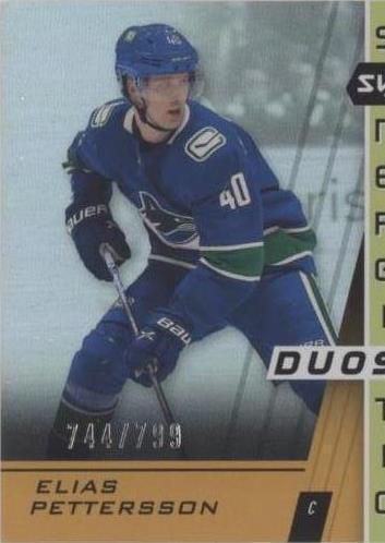 2021-22 Upper Deck Synergy - Elias Pettersson Vasily Podkolzin #SD-5