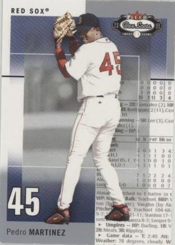 2003 Fleer Box Score - Pedro Martinez #25 CM