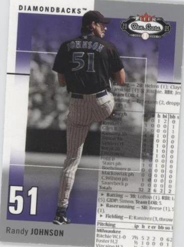 2003 Fleer Box Score - Randy Johnson #21 CM
