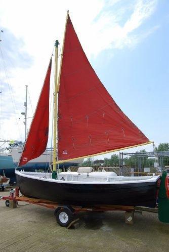 Oyster 16 wooden clinker sailing boat for sale Essex Girl ...
