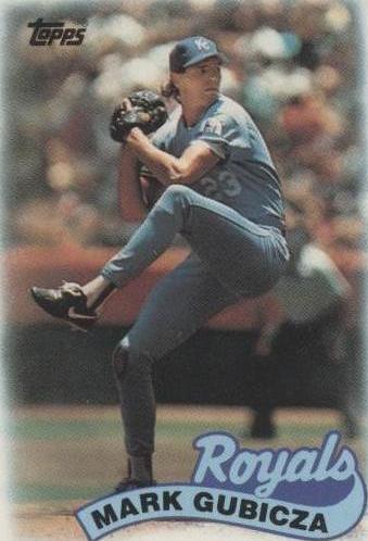 Topps League Leaders Minis 1989 - Mark Gubicza #55