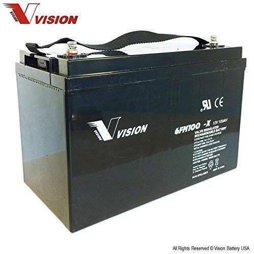 Аккумулятор vision 6fm100