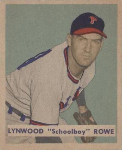 1949 Bowman - Schoolboy Rowe #216