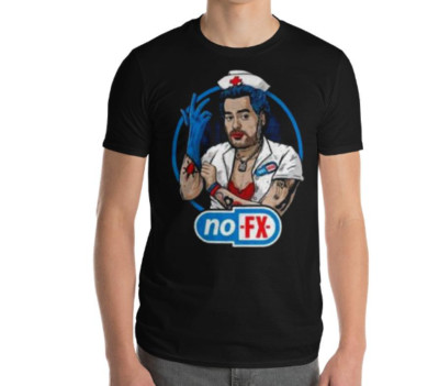 NOFX Fat Mike Music Band T-Shirt Black Cotton Unisex Size S-5XL For Fans