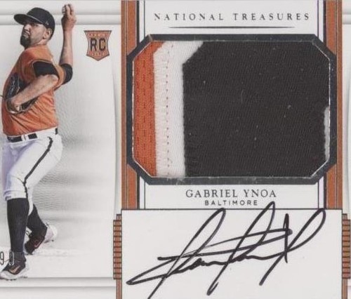 2017 Panini National Treasures - Gabriel Ynoa #176