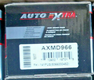 Front Disc Brake Pad Set, Semi-Metallic - Auto Extra AXMD966