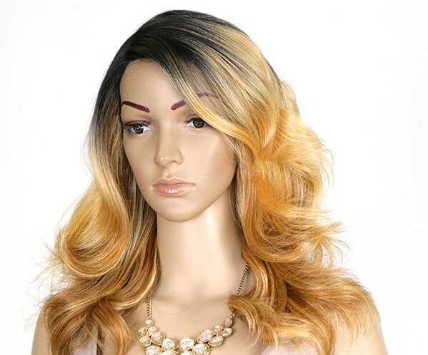 FREETRESS EQUAL INVISIBLE L PART LACE MINTY WIG OF627613 BLACK GOLDEN BLOND $42