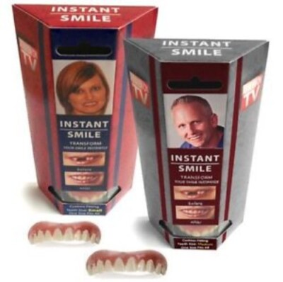 Instant Smile TeethTOP  SMALL Dr. Bailey's False Cosmetic Fake Oral Deluxe