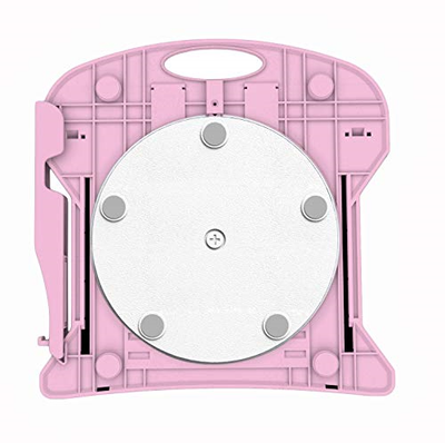 Carnation Adjustable Laptop Stand Riser Ventilated Portable Foldable Swivel with