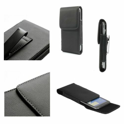 Housse Rabat Cuir Pour Sharp Aquos D10 - Style Portefeuille, Noir - Protection Écran Et 3 Fentes Cartes - Neuf