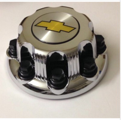 8 LUGS NEW CHEVY YELLOW EXPRESS VAN 2500 3500 CHROME CENTER HUB CAP 1 PC ONLY