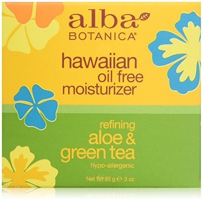 Alba Botanica Hawaiian Oil-Free Moisturizer, Refining Aloe & Green Tea, 3 oz.