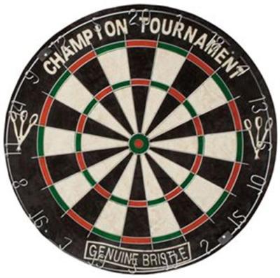 Profi Dartscheibe Sisal Dartboard 45cm mit drehbarem Zahlenkranz 
