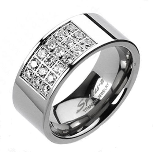 Anillos de banda de titanio para De hombre