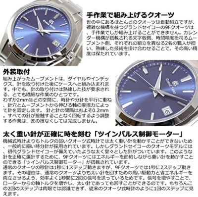 Pre-owned Grand Seiko Sbgx265 Heritage Collection Blue Watch Men Box