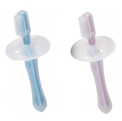 Razbaby Raz a Dazzle Silicone Baby Toothbrush