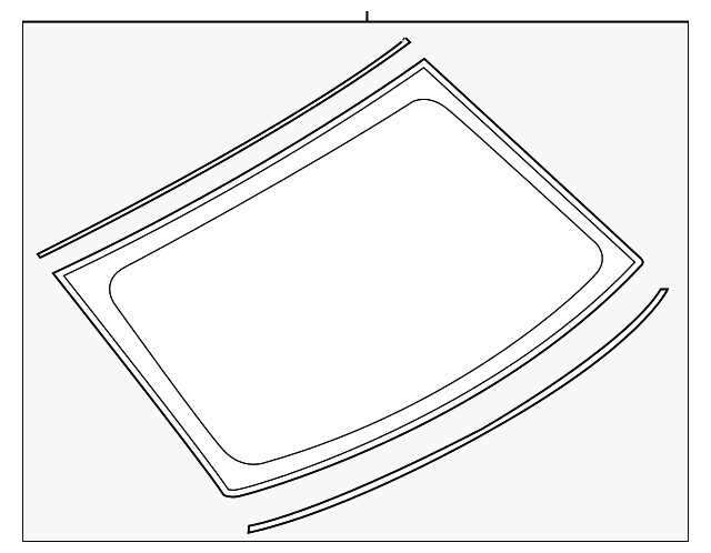 Genuine Ford Glass Back Window GD9Z-5442006-F