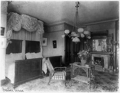 Barber house,Washington,D.C. - bedroom,1890-1950,Frances Benjamin Johnston 2