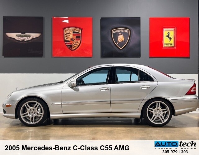 2005 Mercedes-Benz C-Class C55 AMG Silver 143,807 Miles