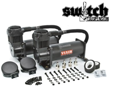 Viair 444c Black Air Compressors Dual Pack 200 PSI 100% Duty Cycle