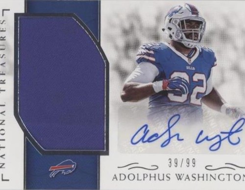 2016 Panini National Treasures Adolphus Washington #RMS-AW