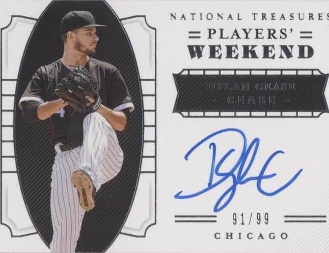 2020 Panini National Treasures - Dylan Cease #PWS-DC