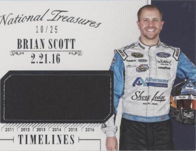 2016 Panini National Treasures - Brian Scott #T-BS