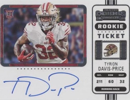 2022 Panini Contenders Tyrion Davis-Price #139
