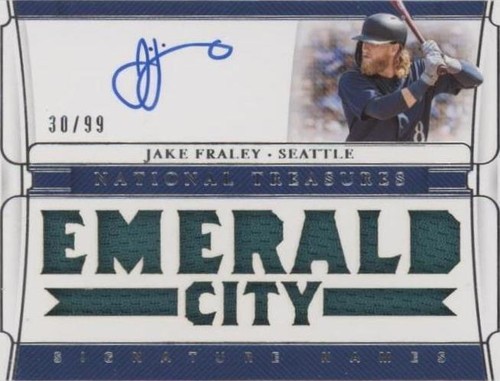 2020 Panini National Treasures - Jake Fraley #SNA-JF