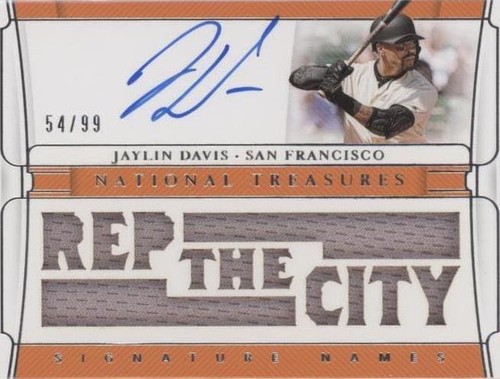 2020 Panini National Treasures - Jaylin Davis #SNA-JD
