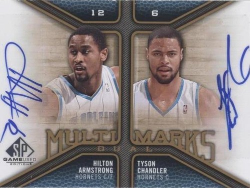 2009-10 SP Game Used - Hilton Armstrong/Tyson Chandler #MD-CA