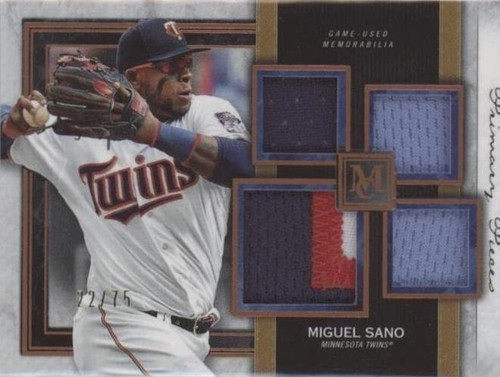 2020 Topps Museum Collection - Miguel Sanó #SPQR-MSA