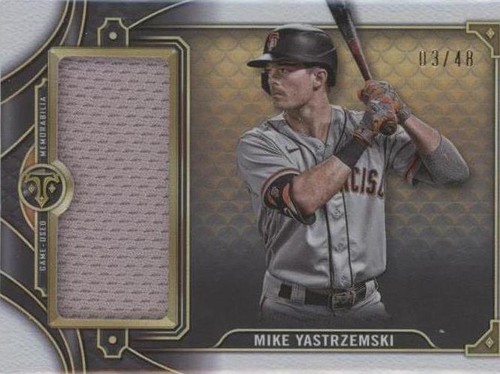 2022 Topps Triple Threads - Mike Yastrzemski #SJR3-MY2