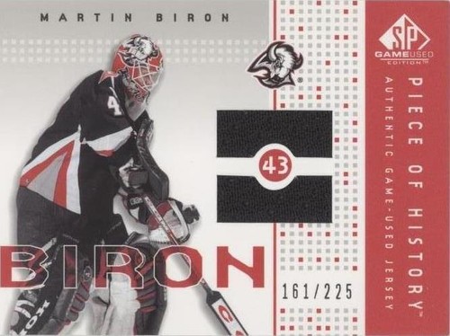 2002-03 SP Game Used - Martin Biron #PH-BI
