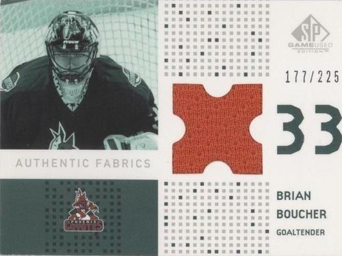 2002-03 SP Game Used - Brian Boucher #AF-BB