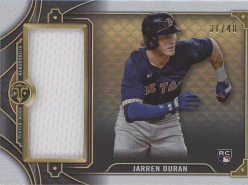 2022 Topps Triple Threads - Jarren Duran #SJR3-JD1