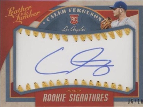 2019 Panini Leather & Lumber - Caleb Ferguson #135