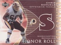 2003 Upper Deck Honor Roll Chris Samuels #DL-CS