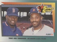 1992 Fleer - Cecil Fielder Mo Vaughn #705