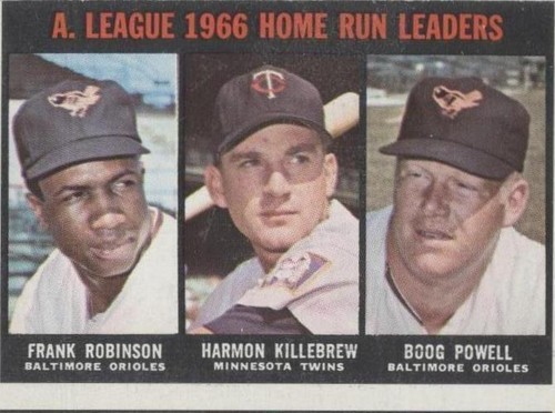1967 Topps - Boog Powell Frank Robinson Harmon Killebrew #243