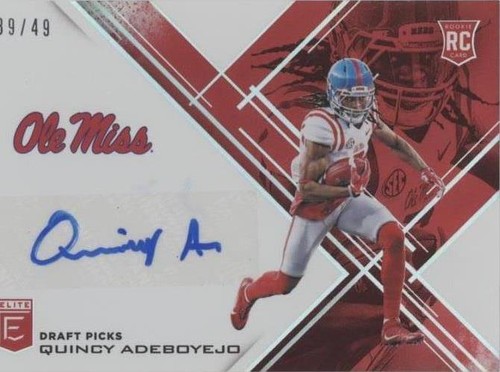 2017 Panini Elite Draft Picks Quincy Adeboyejo #208