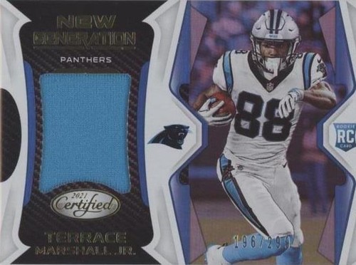 2021 Panini Certified Terrace Marshall Jr. #NG-18