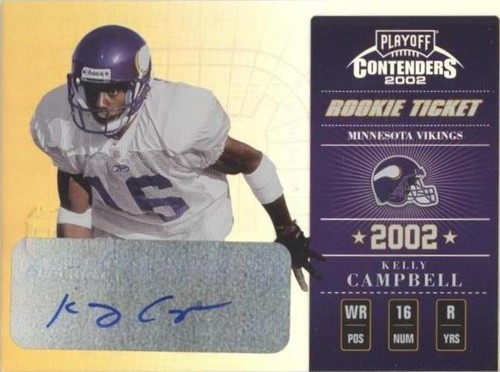 2002 Playoff Contenders Kelly Campbell #144