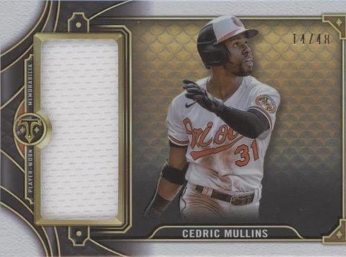 2022 Topps Triple Threads - Cedric Mullins #SJR1-CM1